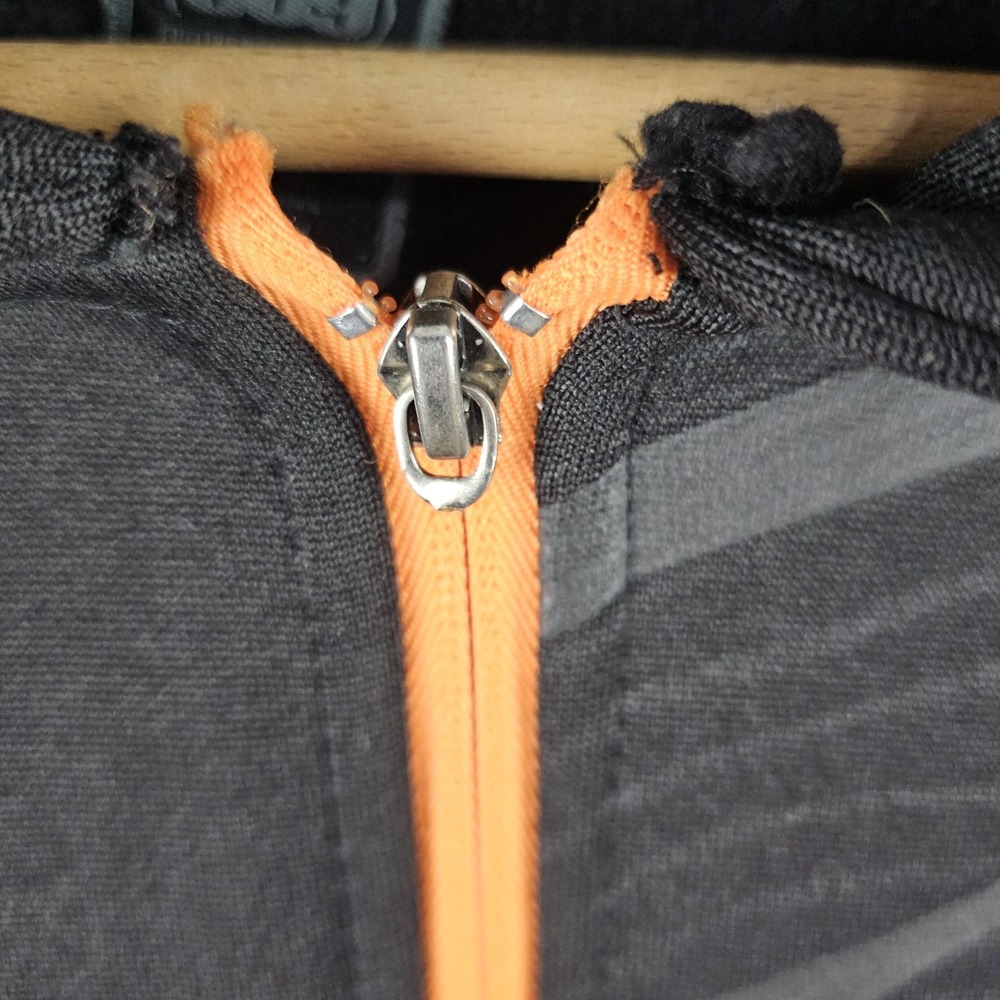 509 Tech Full Zip Jacket Men's Large Pockets Orange Black Thumbholes - Picture 6 of 16